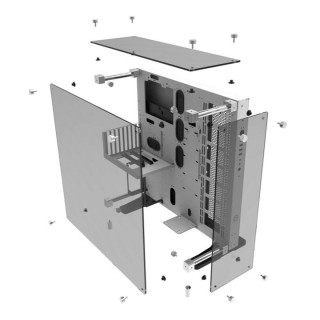 Thermaltake Core P5 Tempered Glass Edition Snow (Ablakos) PC
