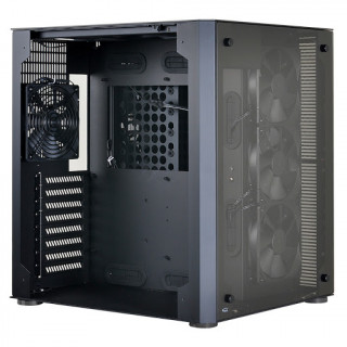 Lian Li PC-O8 WX Midi Tower Fekete PC