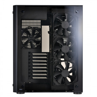 Lian Li PC-O8 WX Midi Tower Fekete PC