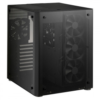 Lian Li PC-O8 WX Midi Tower Fekete PC