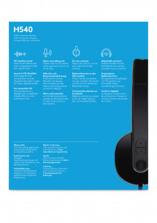 Logitech H540 Headset USB PC