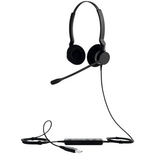 Jabra BIZ™ 2300 USB Duo, Type: 82 E-STD, Microphone boom: FreeSpin (headband), U PC