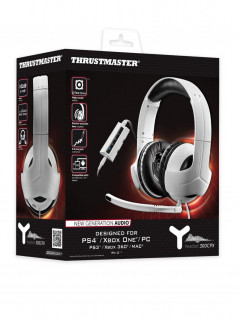 Thrustmaster Y-300CPX Headset Fejpánt Fehér 3,5 mm-es csatlakozó PC