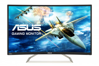 ASUS VA326H 32" (31.5") FHD, (1920 x 1080), VA, 4ms, ÍVELT gamer monitor PC