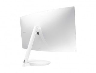 Samsung 27" C27H711QEU QLED WQHD HDMI Mini-Display port ívelt kijelzős fehér-ezüst monitor PC