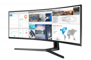 Samsung 49" C49J890DKU LED 4K HDMI Display port 144Hz ívelt kijelzős monitor PC