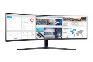 Samsung 49" C49J890DKU LED 4K HDMI Display port 144Hz ívelt kijelzős monitor PC