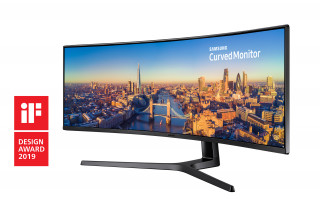 Samsung 49" C49J890DKU LED 4K HDMI Display port 144Hz ívelt kijelzős monitor PC