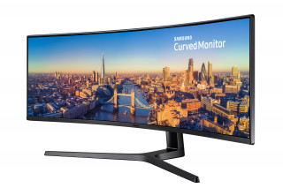 Samsung 49" C49J890DKU LED 4K HDMI Display port 144Hz ívelt kijelzős monitor PC