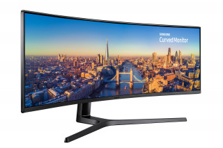 Samsung 49" C49J890DKU LED 4K HDMI Display port 144Hz ívelt kijelzős monitor PC