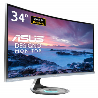 Asus 34" MX34VQ UWQHD LED IPS 21:9 A-Sync 100Hz ívelt monitor PC