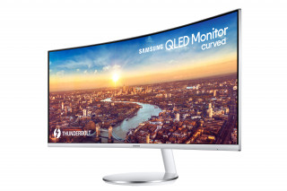 Samsung 34" C34J791WTU 2Thunderbolt HDMI Display port ívelt kijelzős szürke monitor PC