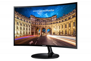 Samsung 23,5" C24F390FHU LED HDMI ívelt kijelzős monitor PC