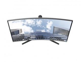 Samsung Ívelt LED 27", 16:9, VA panel, 1800R, CH800, 1920x1080,VESA 100, Sötét e PC