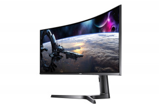 Samsung Ívelt LED 43,4", 120 Hz, 32:10, VA panel, 1800R, 3840x1200, VESA 100x100 PC