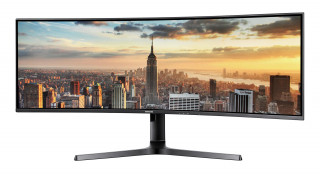 Samsung Ívelt LED 43,4", 120 Hz, 32:10, VA panel, 1800R, 3840x1200, VESA 100x100 PC