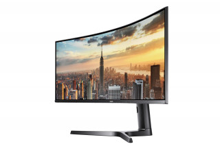 Samsung Ívelt LED 43,4", 120 Hz, 32:10, VA panel, 1800R, 3840x1200, VESA 100x100 PC