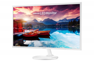 Samsung LED 31.5", 16:9, VA panel, SF351, 1920x1080, fényes fehér / kerek talp PC