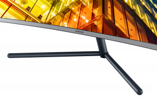 Samsung 31,5" U32R590C LED 4K HDMI Display port ívelt kijelzős kékes sötétszürke monitor PC