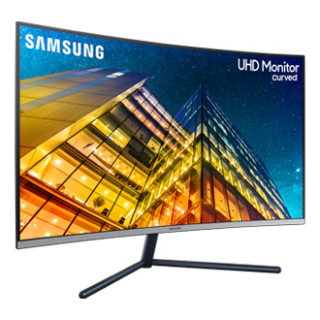 Samsung 31,5" U32R590C LED 4K HDMI Display port ívelt kijelzős kékes sötétszürke monitor PC