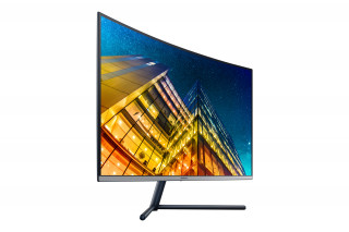 Samsung 31,5" U32R590C LED 4K HDMI Display port ívelt kijelzős kékes sötétszürke monitor PC