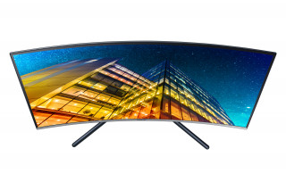 Samsung 31,5" U32R590C LED 4K HDMI Display port ívelt kijelzős kékes sötétszürke monitor PC