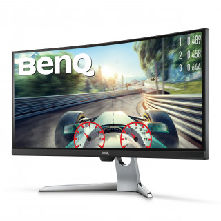 BenQ monitor 35" - EX3501R (VA, 21:9, 3440x1440, 100% sRGB, 4ms, 2xHDMI, DP, USB3, USB-C, 100Hz) Freesync PC