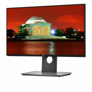 DELL U2417H 24" FHD monitor (HDMI, DP, mDP, Fekete) PC