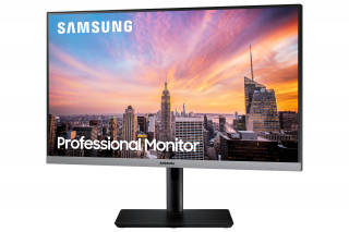 Samsung Monitor 24" - S24R650FDUX (IPS, 16:9, 1920x1080, 250cd/m2, 5ms, HDMI, DP, USB 3.0 x2, USB2.0 x2, szürke) PC