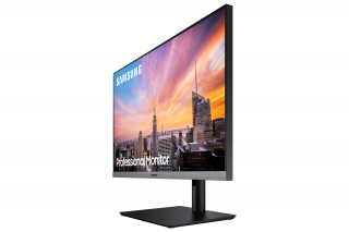 Samsung Monitor 24" - S24R650FDUX (IPS, 16:9, 1920x1080, 250cd/m2, 5ms, HDMI, DP, USB 3.0 x2, USB2.0 x2, szürke) PC