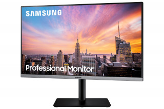 Samsung Monitor 27" - S27R650FDUX (IPS, 16:9, 1920x1080, 250cd/m2, 5ms, HDMI, DP, USB 3.0 x2, 2.0 x2, szürke) PC