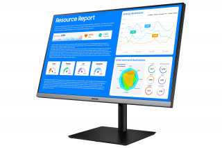 Samsung Monitor 27" - S27R650FDUX (IPS, 16:9, 1920x1080, 250cd/m2, 5ms, HDMI, DP, USB 3.0 x2, 2.0 x2, szürke) PC