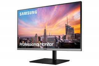 Samsung Monitor 27" - S27R650FDUX (IPS, 16:9, 1920x1080, 250cd/m2, 5ms, HDMI, DP, USB 3.0 x2, 2.0 x2, szürke) PC