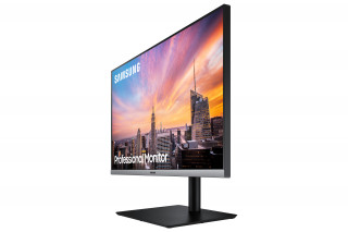 Samsung Monitor 27" - S27R650FDUX (IPS, 16:9, 1920x1080, 250cd/m2, 5ms, HDMI, DP, USB 3.0 x2, 2.0 x2, szürke) PC