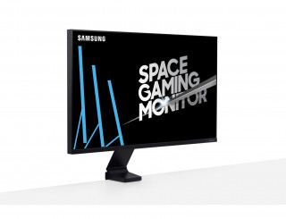 Samsung Monitor 32" - S32R750QEU (VA, 16:9, 2560x1440, 250cd/m2, 5ms, HDMI 2.0, Mini DisplayPort 1.2, fekete) PC