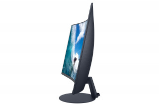 Samsung 27" C27T550FDU LED HDMI Display port ívelt kijelzős kékes sötétszürke monitor PC