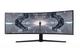 Samsung Monitor 49" - C49G95TSSU (VA, 32:9, 5120x1440, 420cd/m2, 1ms, 240Hz, 1xHDMI, DP1.4, 2xUSB, ívelt) PC