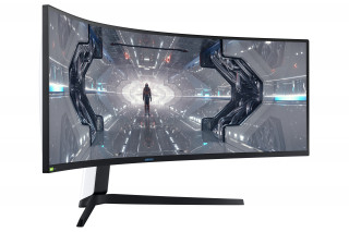 Samsung Monitor 49" - C49G95TSSU (VA, 32:9, 5120x1440, 420cd/m2, 1ms, 240Hz, 1xHDMI, DP1.4, 2xUSB, ívelt) PC