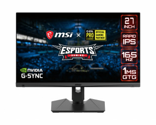 MSI 27" G274QPF-QD WQHD Rapid IPS 170Hz Esport gamer monitor PC