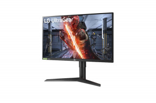 LG 27GL850-B 4K UltraGear™ Nano IPS Gaming Monitor G-Sync® kompatibilitással PC