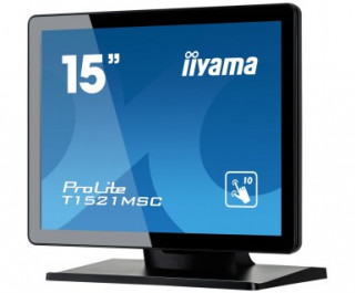 Monitor IIyama T1521MSC-B1 15inch, TN touchscreen, 1024x768, D-Sub/USB, speakers PC