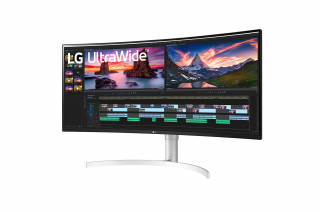 LG 38WN95C-W 21:9 Ívelt Ultrawide IPS Monitor Thunderbolt PC