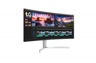 LG 38WN95C-W 21:9 Ívelt Ultrawide IPS Monitor Thunderbolt PC