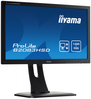 LED 19.5' Prolite B2083HSD, 5ms, DVI, speakers, black PC