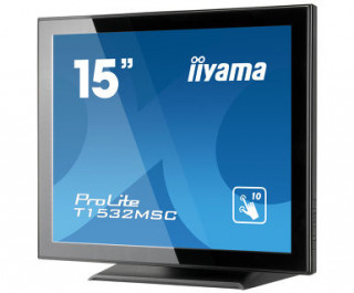 Monitor IIyama T1532MSC-B5X 15', TN touchscreen, 1024x768, HDMI/DP, speakers PC