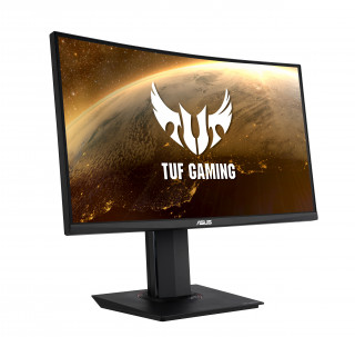 Asus TUF Gaming VG24VQ 23.6" ívelt VA LED gaming monitor (144Hz FreeSync) fekete PC