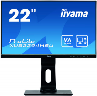 Monitor Iiyama XUB2294HSU-B1 21.5inch, VA, Full HD, HDMI/DP, speakers PC