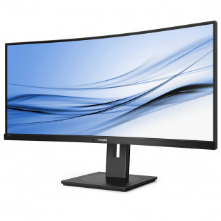 Philips B Line 345B1C/00 számítógép monitor 86,4 cm (34") 3440 x 1440 pixelek Quad HD LCD Fekete PC