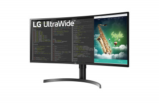 LG 35WN75C-B számítógép monitor 88,9 cm (35") 3440 x 1440 pixelek UltraWide Quad HD Fekete PC