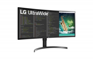 LG 35WN75C-B számítógép monitor 88,9 cm (35") 3440 x 1440 pixelek UltraWide Quad HD Fekete PC